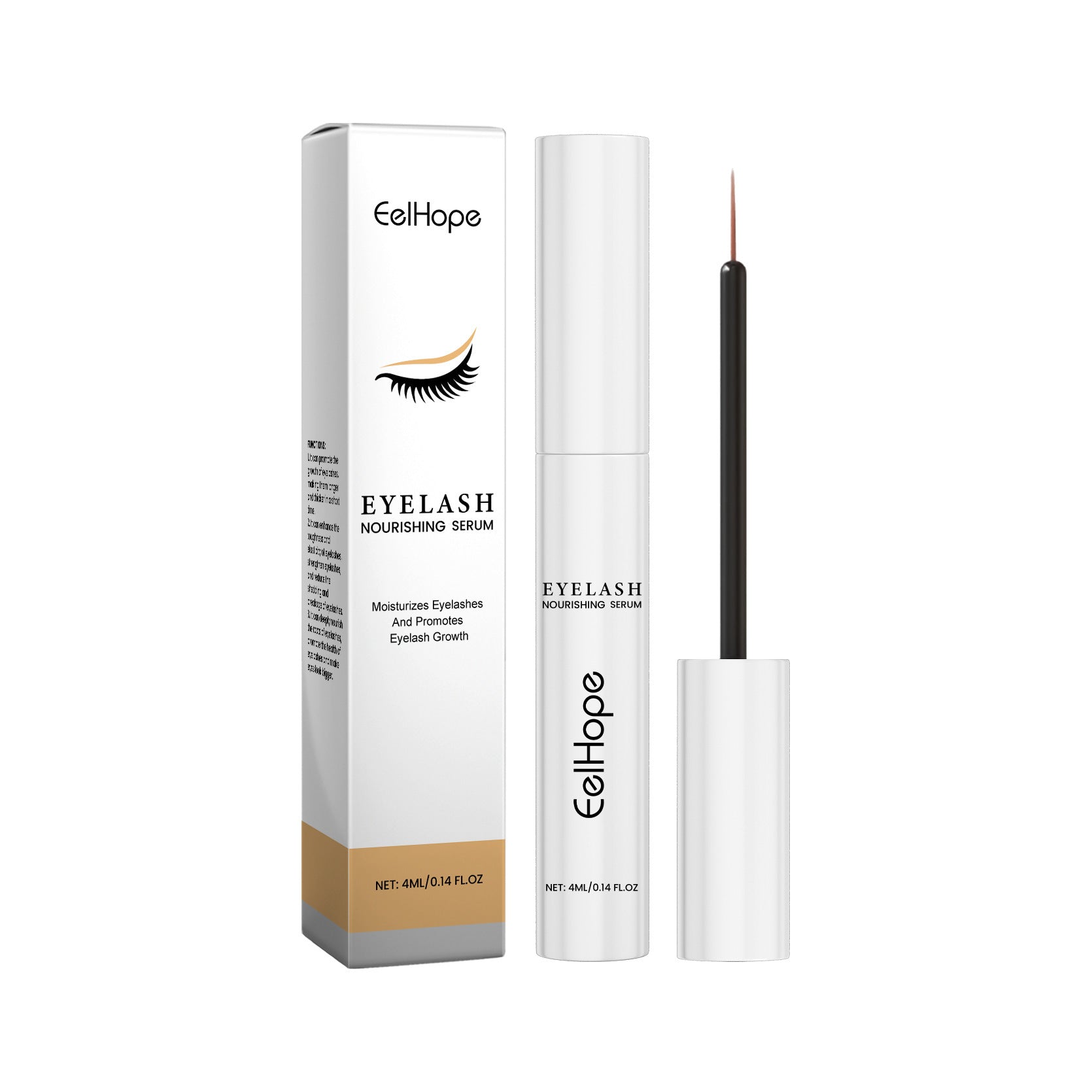 Ciglia nere lunghe e idratanti Valstrend, mascara delicato e nutriente per uno sguardo intenso e naturale