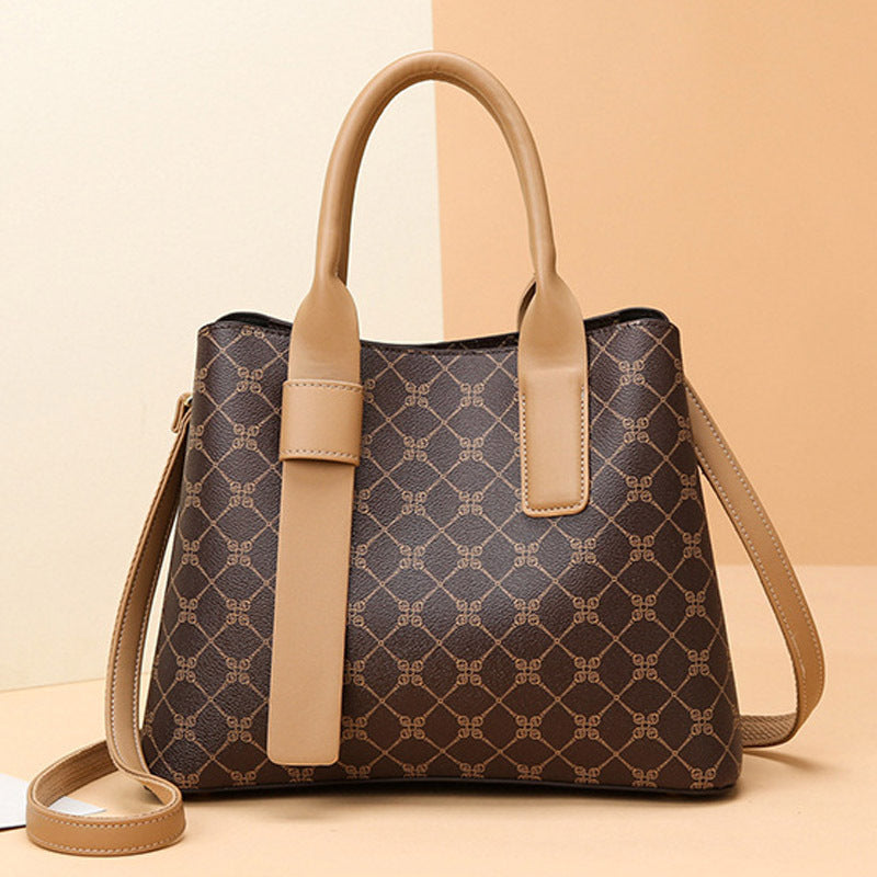Borsa a tracolla Valstrend shop per pendolarismo, grande capacità, tote elegante e spaziosa in tessuto resistente.