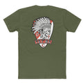 T-shirt casual con collo rotondo Valstrend, stampa digitale europea e americana, stile semplice e comodo, vista frontale.