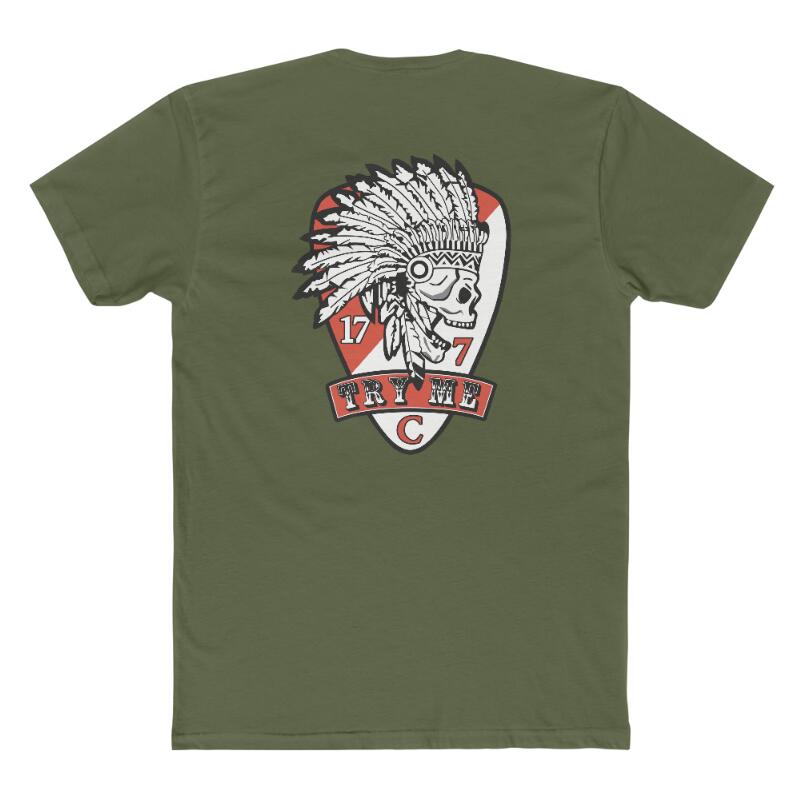 T-shirt casual con collo rotondo Valstrend, stampa digitale europea e americana, stile semplice e comodo, vista frontale.