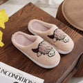 Pantofole di cotone con stampa di mucche delle Highland natalizie, modello caldo e comodo, marca Valstrend.