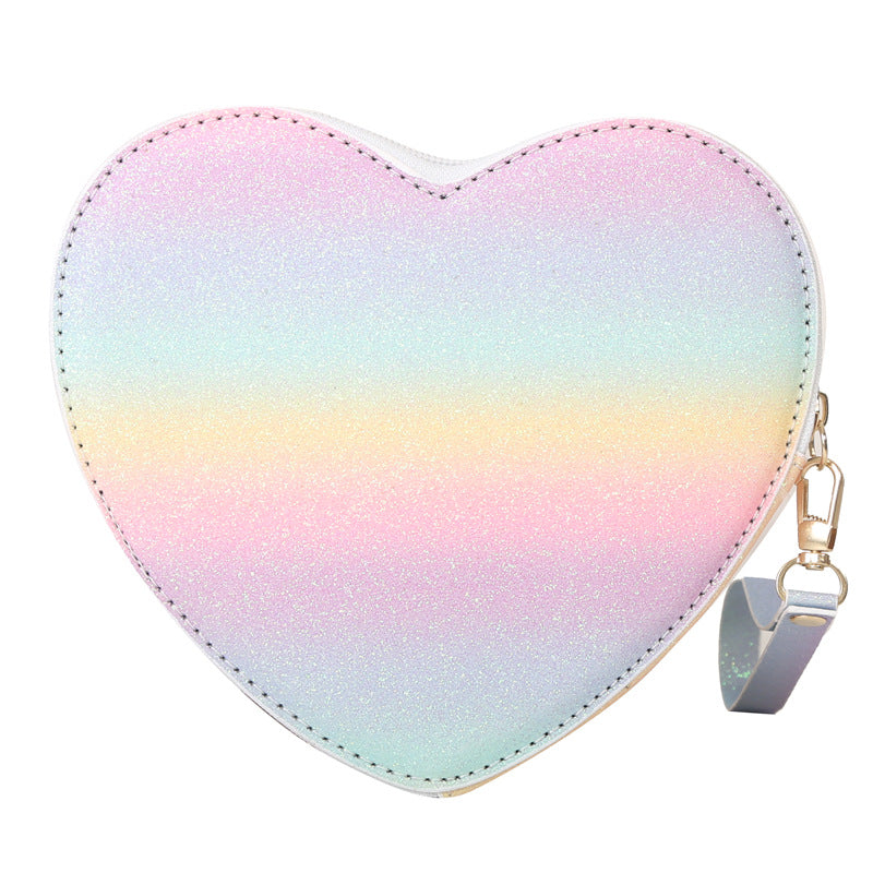 Borsa tracolla artistica colorata e lucente Valstrend, design a mano con dettagli vivaci e stile elegante per occasioni speciali