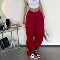 Pantaloni larghi a vita naturale da donna di Valstrend Shop, stile trendy e moderno con tessuto morbido e comodo.