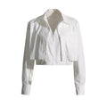 Camicia casual donna a maniche lunghe in tinta unita, versatile e comoda, marchio Valstrend.
