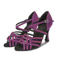 Sandali da donna con tacco alto e diamanti, Valstrend shop, dettagli eleganti e cinturino regolabile per danza e occasioni speciali.