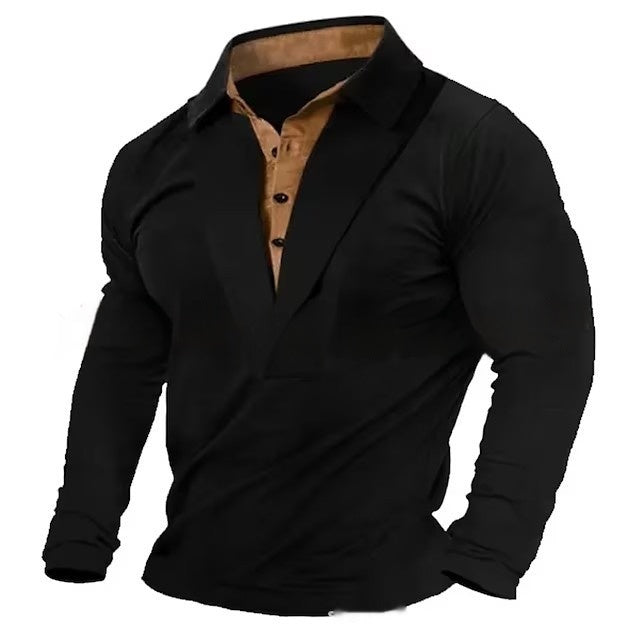 Maglione casual da uomo Valstrend Shop, con bottoni, stile versatile e comodo, in tessuto morbido e adatto a vari look quotidiani.