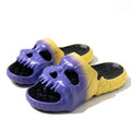 Ciabatte donna Valstrend con motivo skull estive, perfette per l'outdoor e look casual estate.