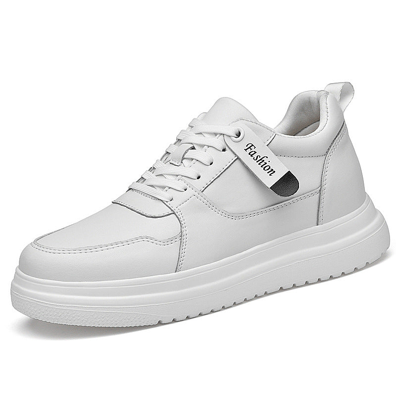 Insola interna in pelle per aumentare l'altezza di scarpe Valstrend, traspirante e comoda, visibile all’interno di scarpe eleganti.