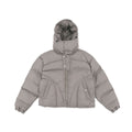 Giacca imbottita in cotone caldo stile meccanico American High Street, con cappuccio e design speciale, marca Valstrend.
