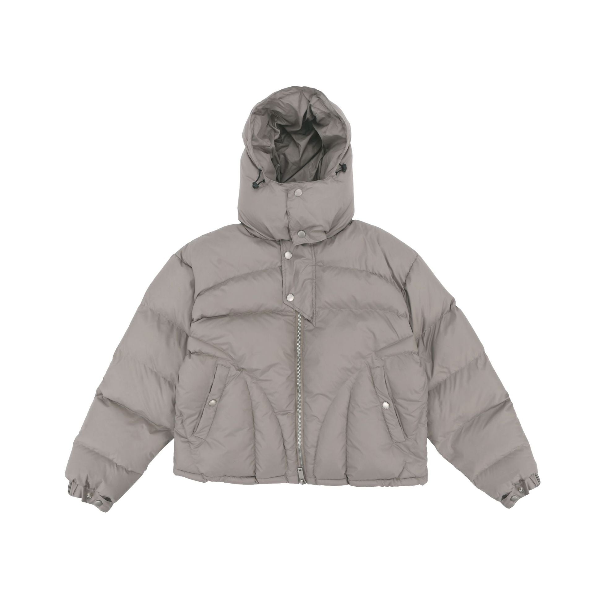 Giacca imbottita in cotone caldo stile meccanico American High Street, con cappuccio e design speciale, marca Valstrend.