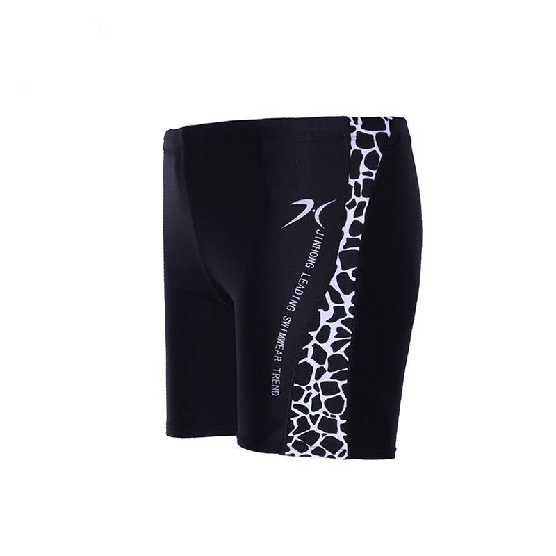 Boxer maschile Valstrend in nylon per allenamento e nuoto, con taglio aderente e elastico in vita, in colore blu.