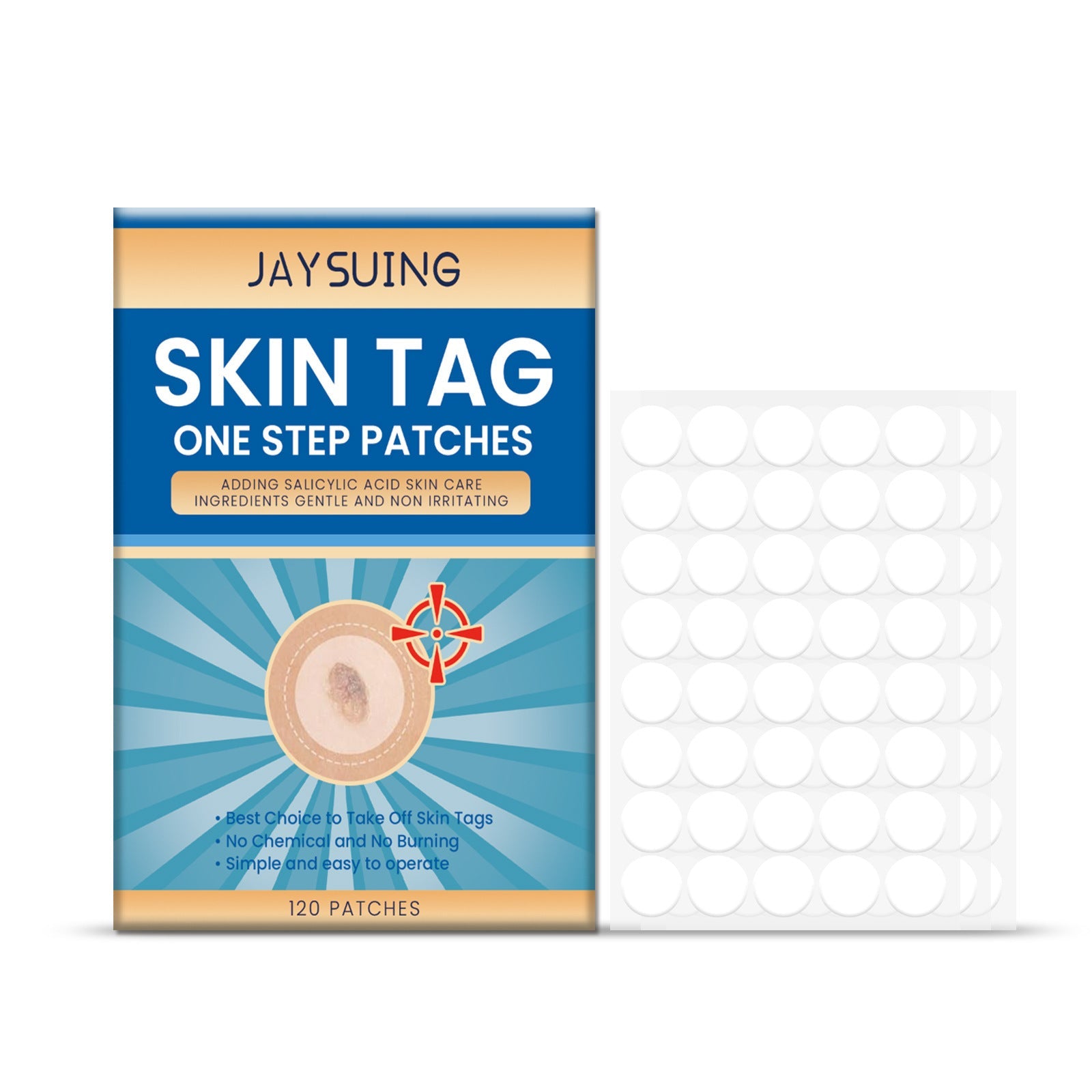 Cerotto adesivo per medicazione Skin Smooth Skin Valstrend, visibile sulla pelle. Adesivo morbido e discreto per medicazioni.