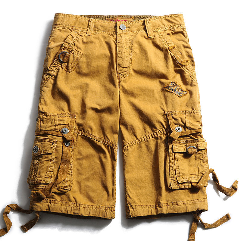 Shorts da lavoro multi-bag Valstrend Shop, pantaloncini da ferramenta con tasche multiple e tessuto resistente.