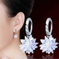 Orecchini in argento 925 Valstrend, moda pura e di bellezza, ipoallergenici e resistenti al fading, immagine dettagliata