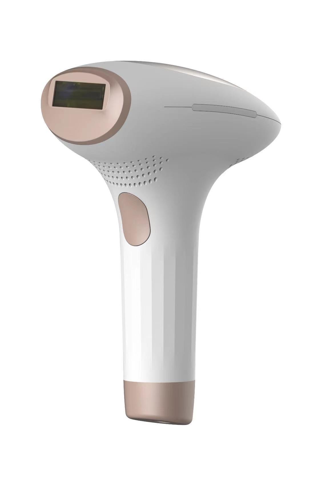 Dispositivo portatile IPL Valstrend per depilazione tre-in-uno con tecnologia di raffreddamento e trattamento della pelle.