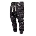 Pantaloni casual da uomo in stile mimetico con elastico in vita, marca Valstrend shop, pantaloni moda uomo con coulisse.