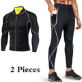 Completo da uomo Valstrend per corsa, yoga e fitness, in tessuto traspirante e aderente, ideale per allenamenti e attività sportive.