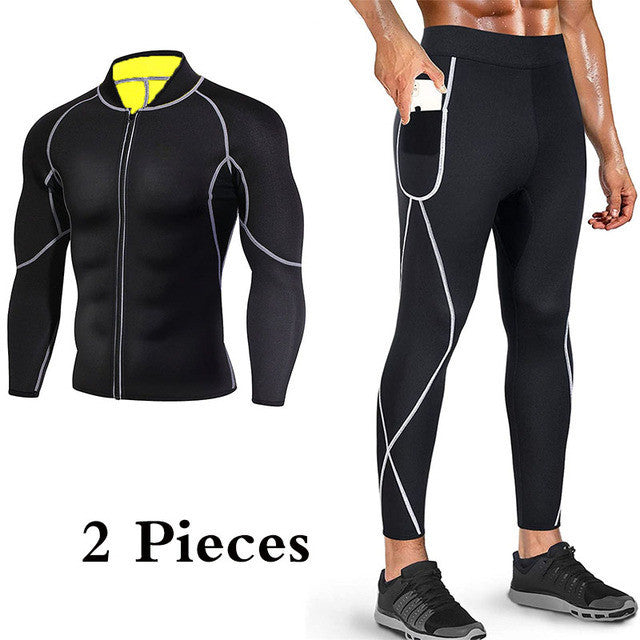 Completo da uomo Valstrend per corsa, yoga e fitness, in tessuto traspirante e aderente, ideale per allenamenti e attività sportive.