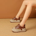 Scarpe sportive casual in pelle per donna con allacciatura, modello basso, colore nero, marca Valstrend shop