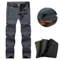 Outdoor Soft Shell Loose Plus Size Fleece-lined Mountaineering Training Pants