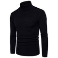 Maglione slim fit a collo alto Valstrend Shop, base di colore neutro, dettaglio di collo aderente e tessuto morbido.