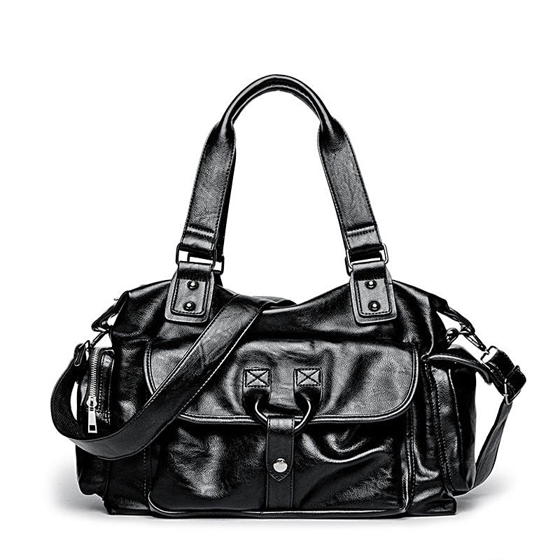 Borsa da viaggio portatile per uomo Valstrend, stile coreano, leggera e compatta, ideale per brevi viaggi d'affari e uso quotidiano.