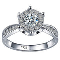 Anello da sposa Wish Fashion Valstrend con zirconi a forma di otto cuore e otto frecce, gioiello femminile elegante.