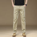 Pantaloni casual da uomo Valstrend, autunno, spessi, slim, dritti, in cotone, pantaloni comodi e alla moda