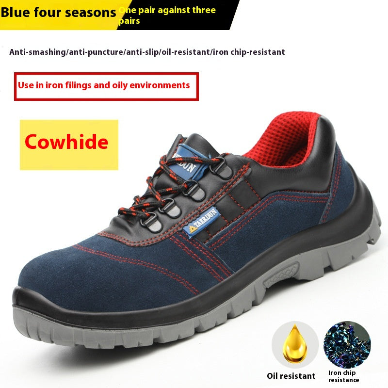 Scarpe da lavoro in acciaio traspiranti e antiforatura Valstrend, con punta rinforzata per sicurezza e comfort.