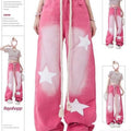 Jeans ricamati Dopamine Girls Wear New XINGX di Valstrend, stile giovane e casual con dettagli ricamati colorati.