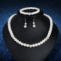 Set di gioielli da sposa Valstrend: collana, orecchini e anello classici Xiangbala, stile elegante e tradizionale cinese.