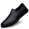 Scarpe da uomo Valstrend in pelle bovina casual eleganti, traspiranti e confortevoli, con design classico e dettagli in pelle robusta