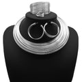 Set di collana da sposa Nigeria Valstrend con quattro collane in lega colorata, accessori tradizionali e dettagli eleganti.