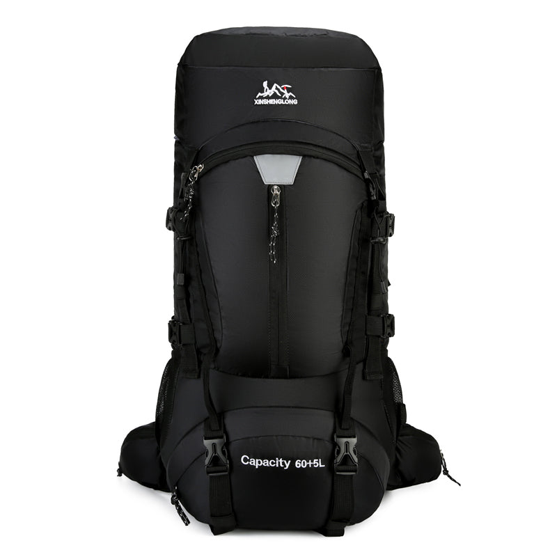 Zaino da montagna outdoor Valstrend, grande capacità, leggero, impermeabile, adatto per escursioni e campeggio, con spallacci regolabili.