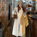 Cappotto invernale da donna Valstrend, cotone e lana d'agnello spessa, con isolamento ambientale e stile caldo e elegante.