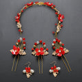 Set di gioielli da sposa Valstrend con acconciatura e accessori per capelli nuziali, decorazioni eleganti per sposa e damigella.