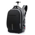 Valstrend trolley bag per studenti delle scuole medie, grande capacità, ruote grandi, trolley e zaino per ragazzi.