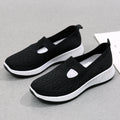 Scarpe da donna Valstrend Old Beijing in tessuto traspirante con suola antiscivolo, scarpe slip-on a bocca bassa e morbide.