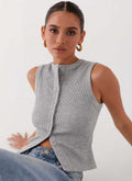 Slim Fit Sleeveless Waistcoat Vest Women