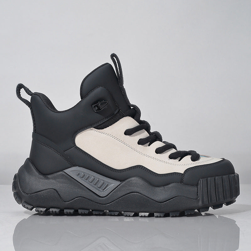 High-top Platform Men's Shoes Breathable And Lightweight