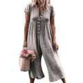 Women's Casual Versatile Color Blocking Jumpsuit