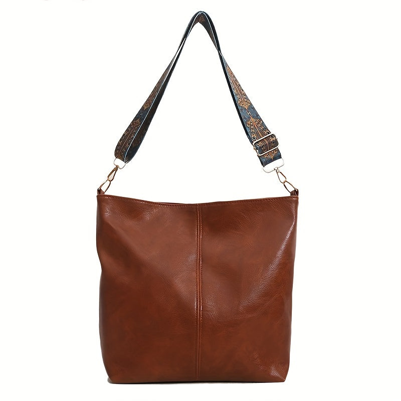 Borsa a spalla casual e alla moda Valstrend, tote trendy con tracolla staccabile, ideale per il quotidiano e come regalo.
