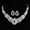 Collana da sposa Valstrend con motivo esagerato Europa e Stati Uniti, con dettagli pieni e ornamenti eleganti, stile completo e brillante.