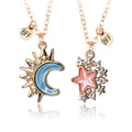 Necklace Simple Star Moon Clavicle Chain Alloy