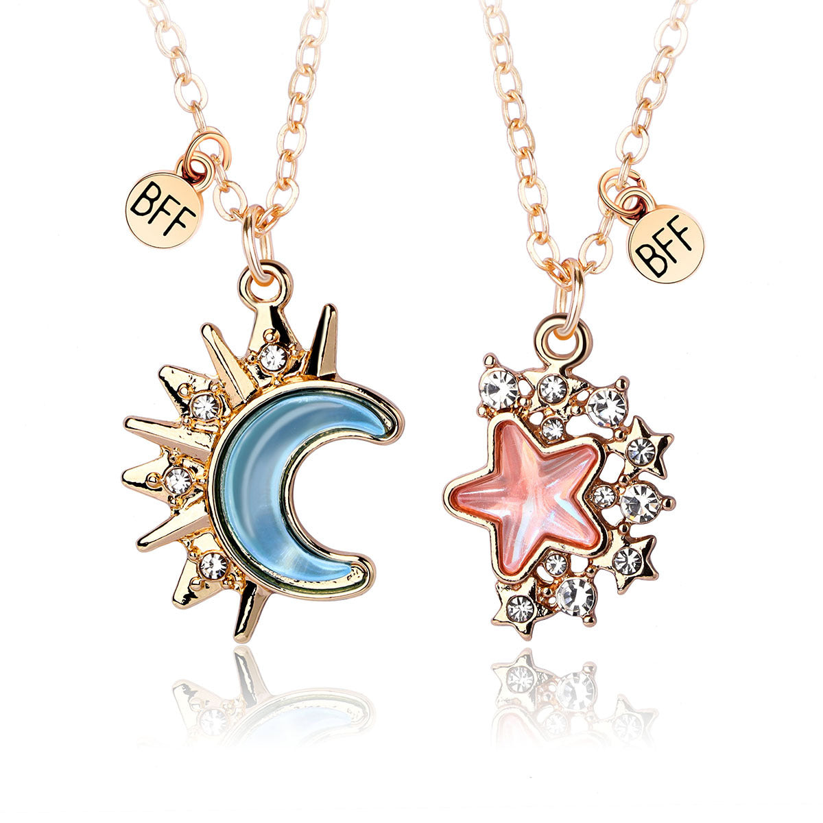 Necklace Simple Star Moon Clavicle Chain Alloy