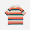 Women's Summer Loose Striped Short-sleeved T-shirt