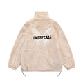 Cappotto Valstrend con colletto doppio, ricamo a farfalla, tessuto di flanella morbida e imbottitura, stile elegante e caldo.