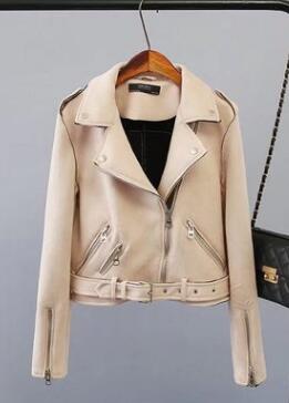 Giacca in suede zZipper di Valstrend con cerniere, stile casual, dettaglio in morbido suede, colore nero, vista frontale.