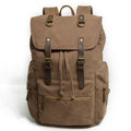 Zaino casual in tela per uomo, stile pratico e resistente, con spallacci regolabili e tasche esterne, marca Valstrend shop.