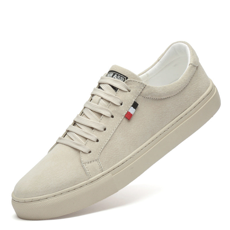 Scarpe da uomo in camoscio Valstrend, eleganti e alla moda, con dettagli in pelle e suola robusta, stile sofisticato.
